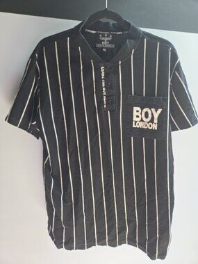 BOY London Eagle Logo Black Graphic Tee Men’s XL Streetwear Shirt Leave The Boy
